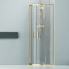 Obraz % s -Murcia Gold zakřivená sprchová kabina 80x80, 190cm, 6mm NANO