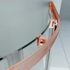 Obraz 2/7 -Murcia Rose Gold półokrągła kabina prysznicowa 80x80, 190cm, 6mm NANO