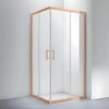 Obraz % s -Motril Rose Gold sprchová kabina 80x80 190cm, 6mm NANO