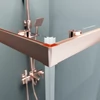 Obraz % s -Motril Rose Gold sprchová kabina 80x80 190cm, 6mm NANO