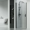 Obraz % s -Madeira Black 80 otevírací sprchové dveře, 190cm, 6mm