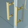 Obraz 3/4 -Westy Gold 80 dwuskrzydłowe drzwi prysznicowe otwierane, 195cm, 6mm