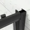Kép 2/5 - Elche Black 120 toló zuhanyajtó, 190cm, 6mm