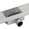 Obraz % s -Granada sprchový žlab s černým sklem, 60 cm