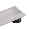Obraz % s -Granada sprchový žlab s černým sklem, 60 cm