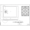Obraz % s -Cagliari Black 90x120x2,6 cm Obdélníková SMC sprchová vanička se sifonem
