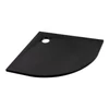 Obraz 2/11 - Cagliari Black 80x80x2,6 cm Kruhová, SMC sprchová vanička, so sifonom