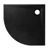 Obraz 3/11 - Cagliari Black 80x80x2,6 cm Kruhová, SMC sprchová vanička, so sifonom