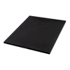 Kép 1/12 - Cagliari Black 80x100x2,6 cm szögletes, SMC zuhanytálca szifonnal
