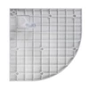 Obraz % s -Cagliari White 80x80x2,6 cm Oblouková SMC sprchová vanička se sifonem