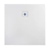 Obraz % s -Cagliari White 80x80x2,6 cm Čtvercová SMC sprchová vanička se sifonem