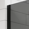 Obraz % s -Walk-in Black sprchová stěna, s kouřovým sklem 80, 200cm, 8mm