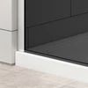 Obraz 4/5 -Walk-in Chrome ścianka prysznicowa, z przydymionym szkłem 80, 200cm, 8mm