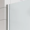 Kép 3/5 - Walk-in Chrome zuhanyfal, savmart, matt üveggel 50, 200cm, 8mm