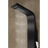 Obraz % s -Verona Black termostatický sprchový panel, nerezová ocel, LED