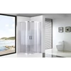 Kép 6/8 - Avignon 6mm White íves zuhanykabin 70*70 190cm