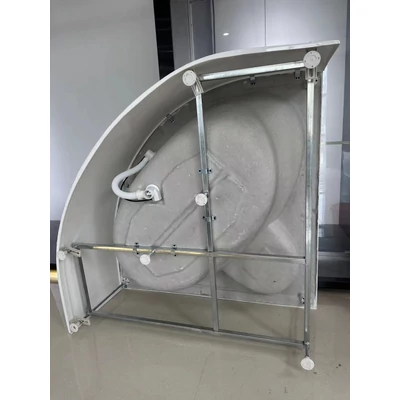 Symetryczny stelaż do wanny 130x130 cm