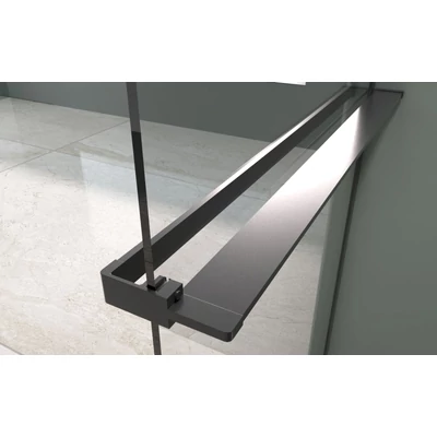 Rochelle Black ręcznik i mydelniczka 140 cm