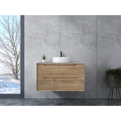 Genova Sonoma Szafka łazienkowa z umywalką 60 cm