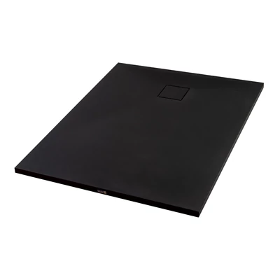 Cagliari Black 80x120x2,6 cm Obdélníková SMC sprchová vanička se sifonem