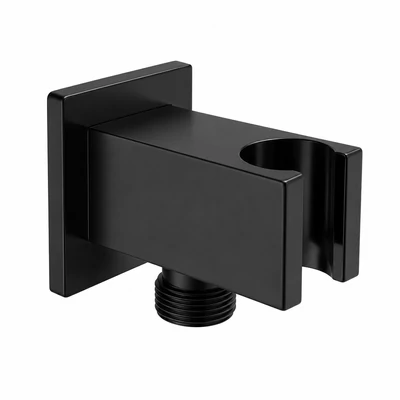 Boise Flat Black držák sprchové hlavice