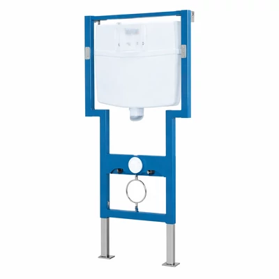 SAST-630 || Wbudowana rama nośna WC i zbiornik, do zabudowy w ścianę, z podwójnym przyciskiem spłukującym