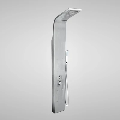 Bologna Silver Sprchový panel, z nerezové oceli