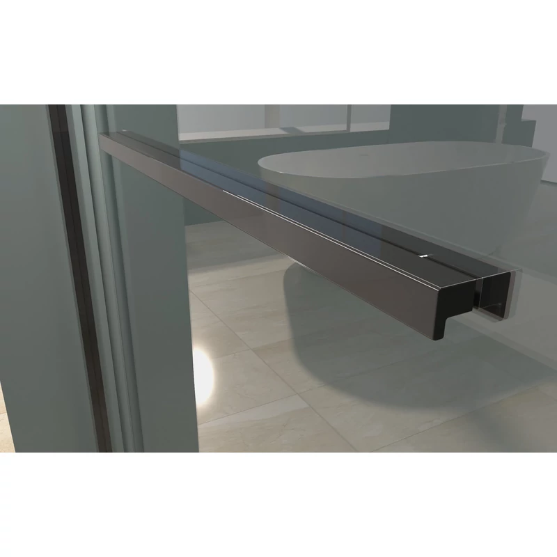 Firenze kabina prysznicowa Black 6mm 70cm