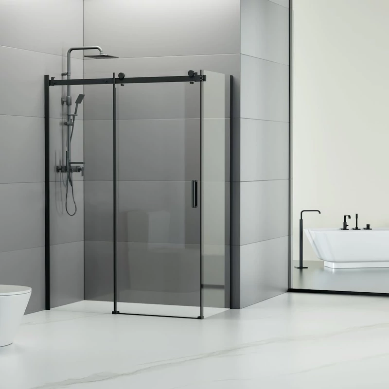 Milano Duo Black kabina prysznicowa 80x120, 195cm, 8mm