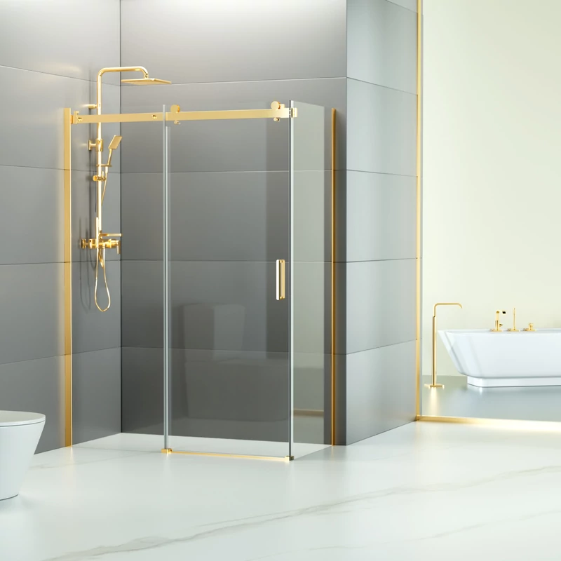 Milano Duo Gold kabina prysznicowa 80x120, 195cm, 8mm