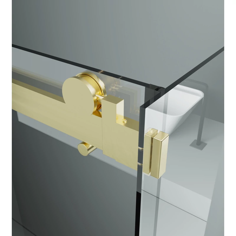 Milano Duo Gold zuhanykabin 80x120, 195cm, 8mm