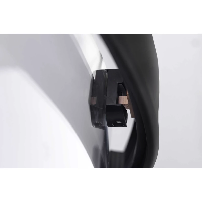 Murcia Black półokrągła kabina prysznicowa 80x80, 190cm, 6mm