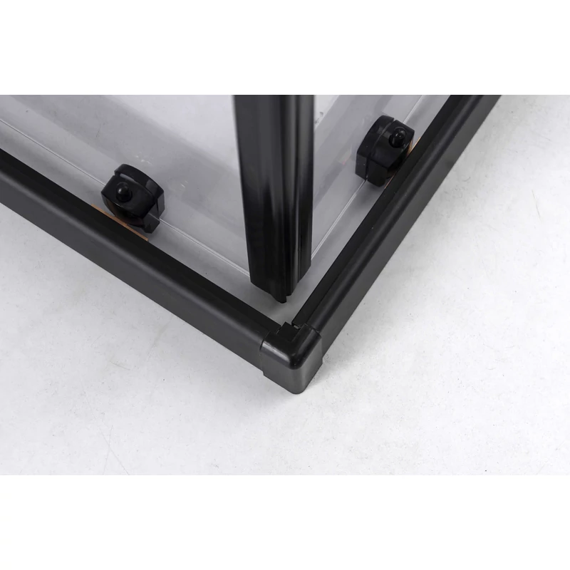 Motril Black zuhanykabin 80x80, 190cm, 6mm, NANO