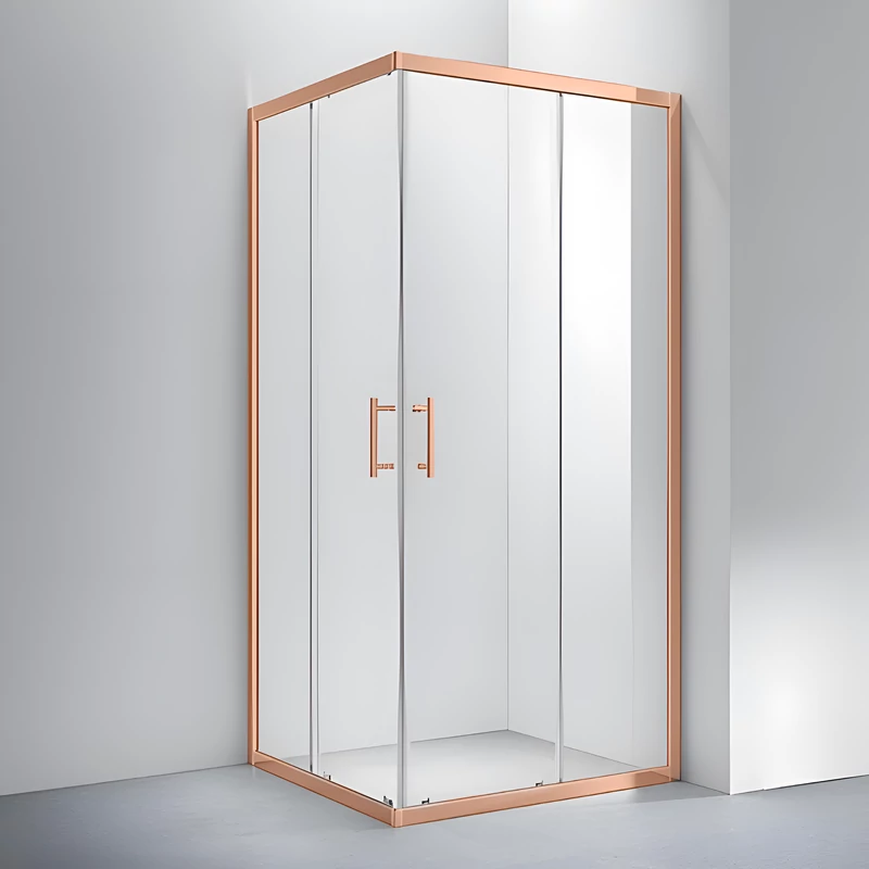 Motril Rose Gold zuhanykabin 80x80 190cm, 6mm NANO