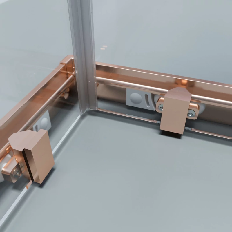 Motril Rose Gold sprchová kabina 80x80 190cm, 6mm NANO