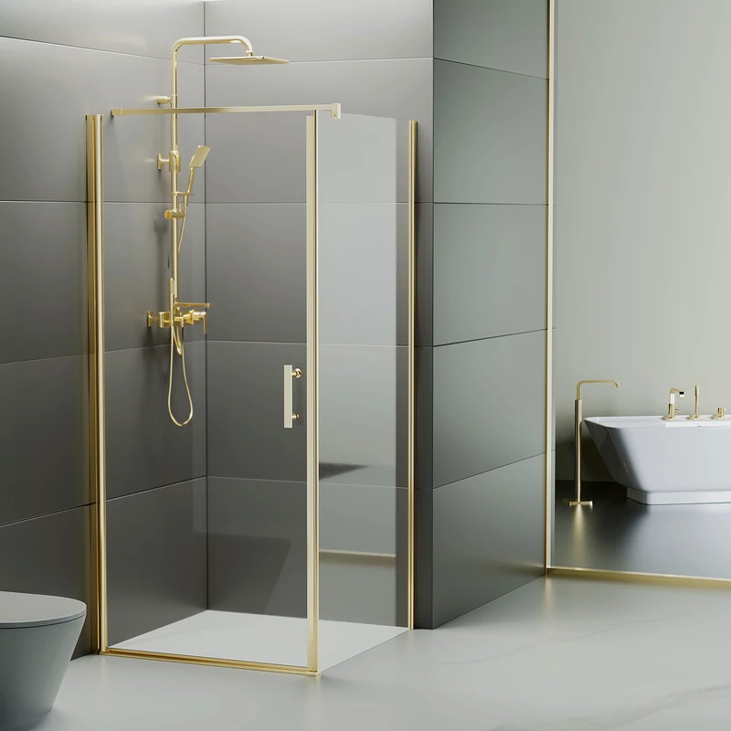 Rubio Gold kabina prysznicowa 80x80, 195cm, 6mm