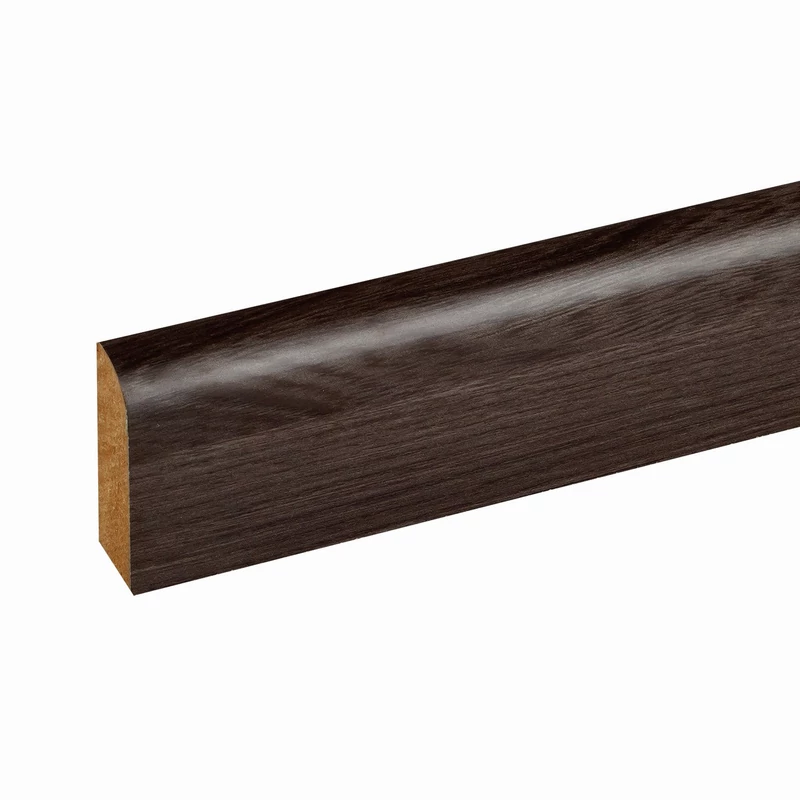 W-STEP listwa przypodłogowa do podłogi laminowanej, wzór dębu ciemnego, 2400x60x15 mm