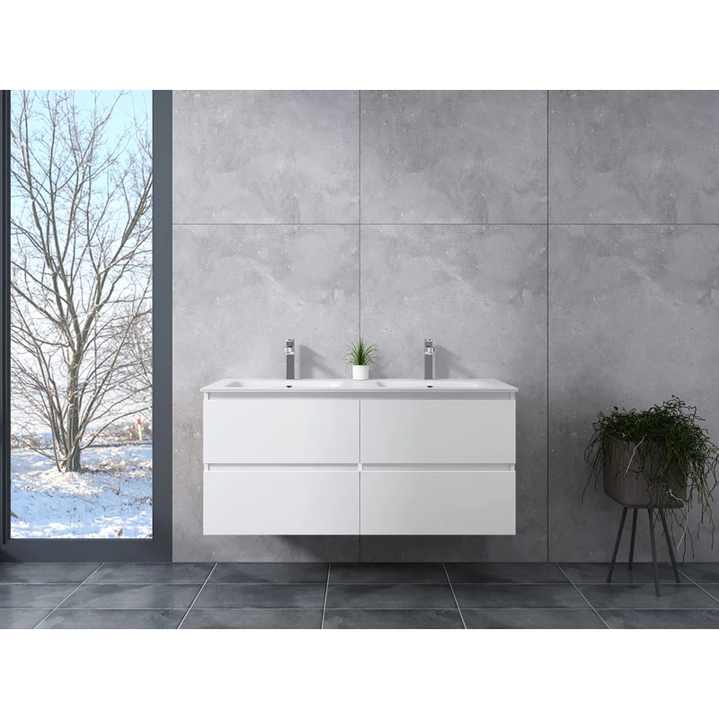 Dijon White Koupelnová skříňka s umyvadlem 120cm