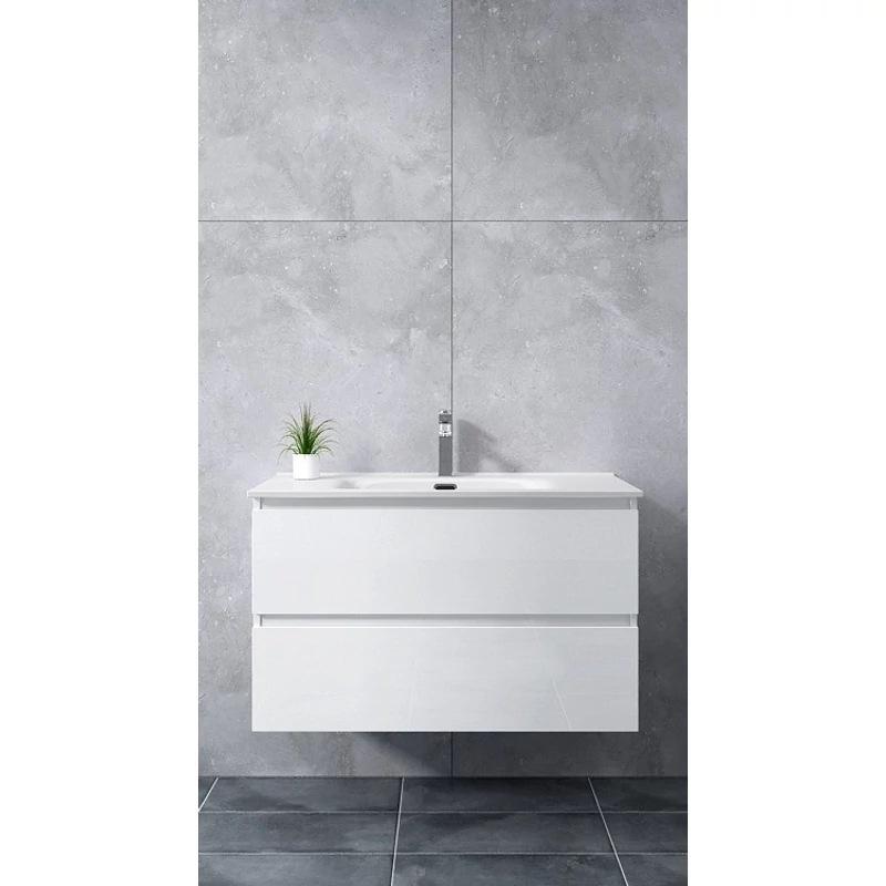 Catania White Kúpeľňová skrinka s umývadlom 60cm