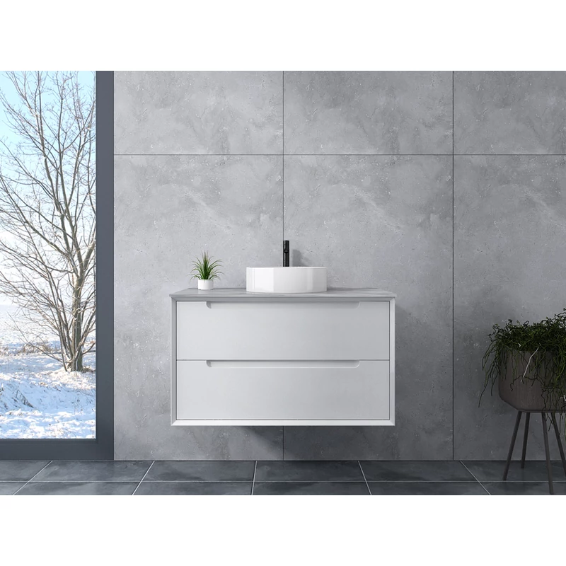 Genova White Koupelnová skříňka s umyvadlem 60 cm