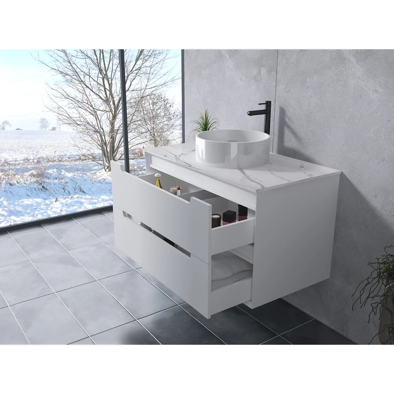 Genova White Koupelnová skříňka s umyvadlem 60 cm
