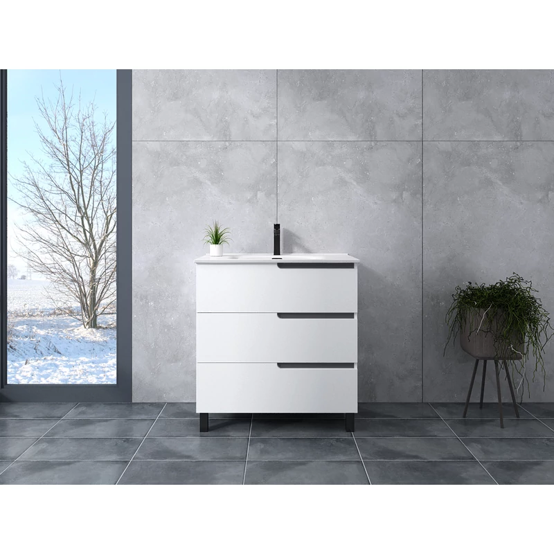 Torino White Koupelnová skříňka s umyvadlem 60cm