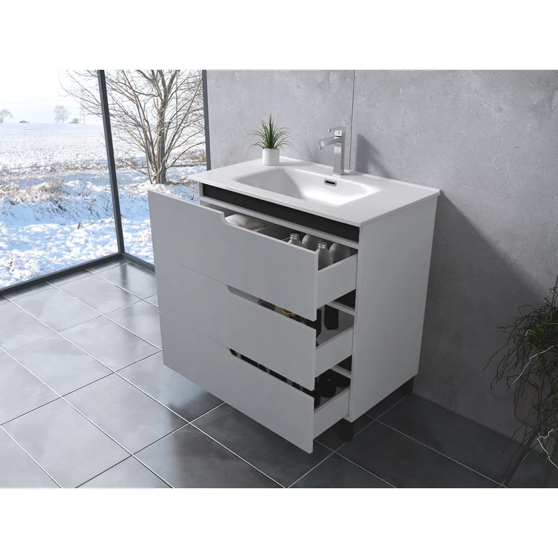 Torino White Koupelnová skříňka s umyvadlem 60cm