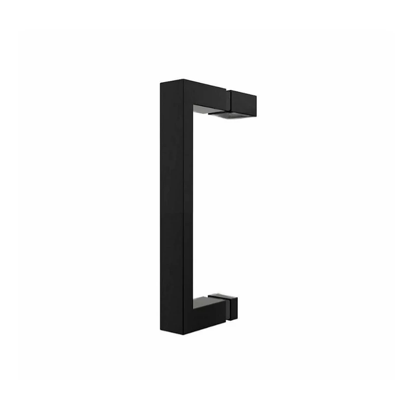 Milano Black drzwi prysznicowe przesuwne, 120x195cm, 8mm