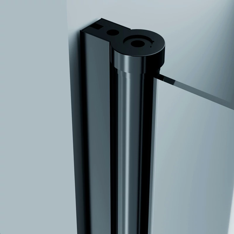 Westy Black 80,90,100 drzwi prysznicowe dwuskrzydłowe otwierane, 195cm, 6mm