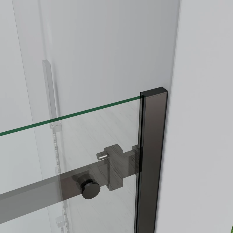 Belvero Černá Sprchové dveře, 120x195cm, 6mm