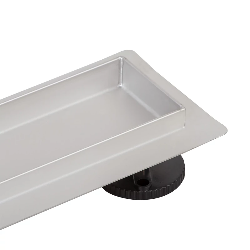 Granada sprchový žlab s černým sklem, 60 cm