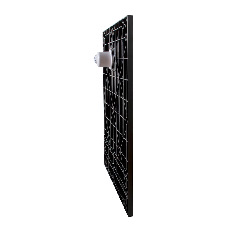 Cagliari Black 80x100x2,6 cm Obdélníková SMC sprchová vanička se sifonem