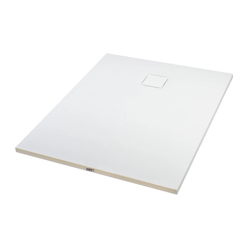 Cagliari White 80x120x2,6 cm szögletes, SMC zuhanytálca szifonnal