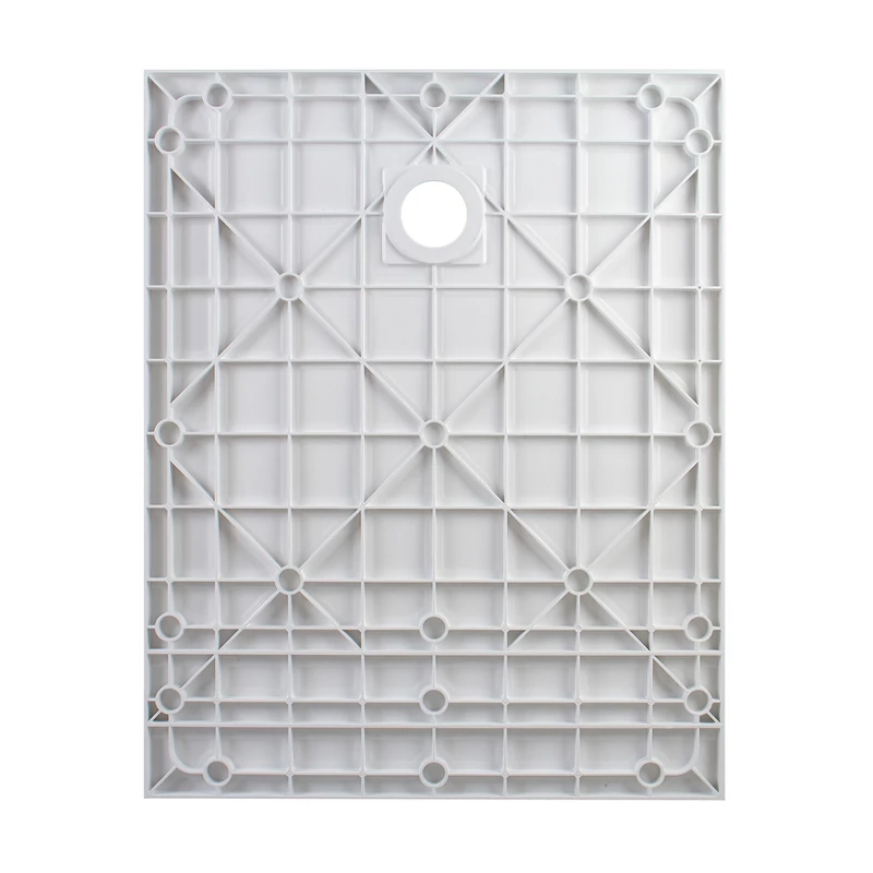 Cagliari White 80x100x2,6 cm Obdélníková SMC sprchová vanička se sifonem